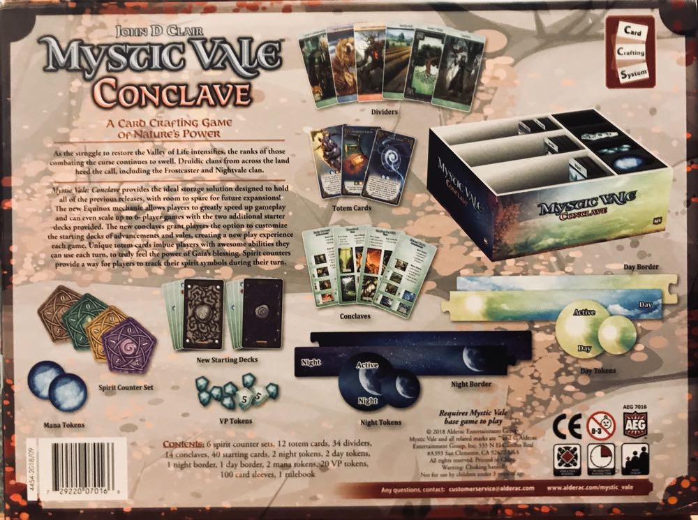 Mystic Vale: Conclave  (2-6 Players) board game collectible [Barcode 729220070166] - Main Image 2