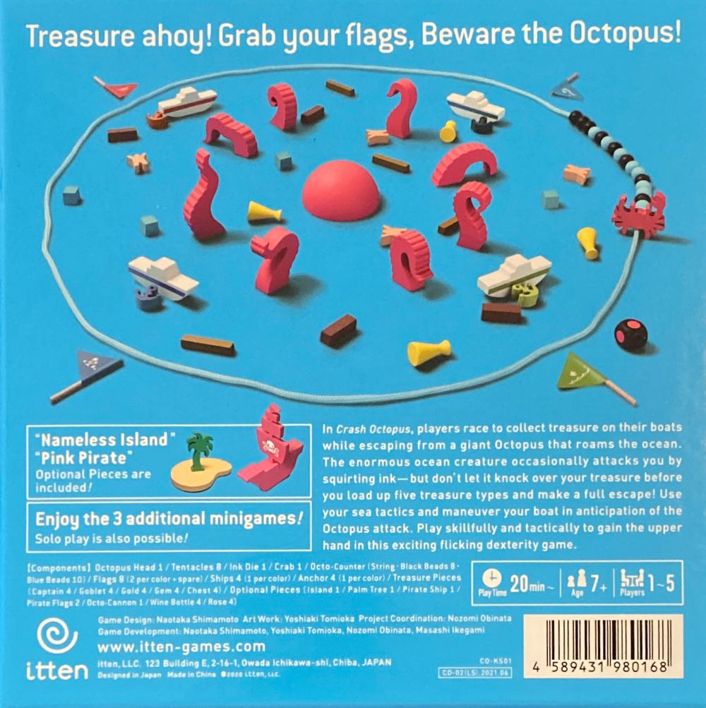 Crash Octopus  (1-5) board game collectible [Barcode 4589431980168] - Main Image 2