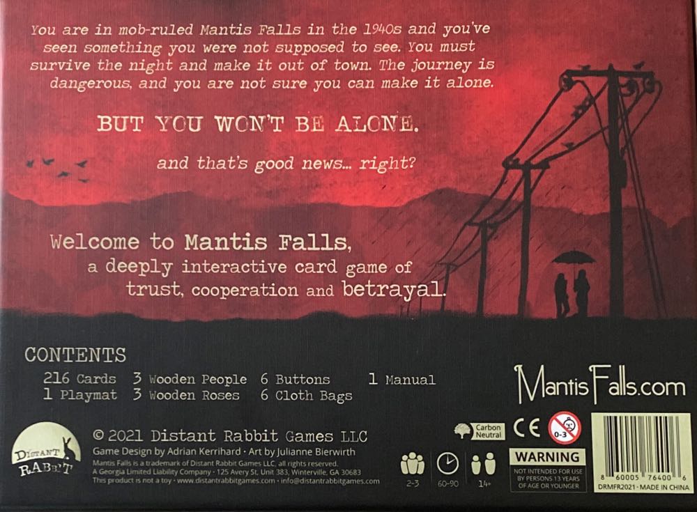 Mantis Falls  (2-3) board game collectible [Barcode 860005764006] - Main Image 2