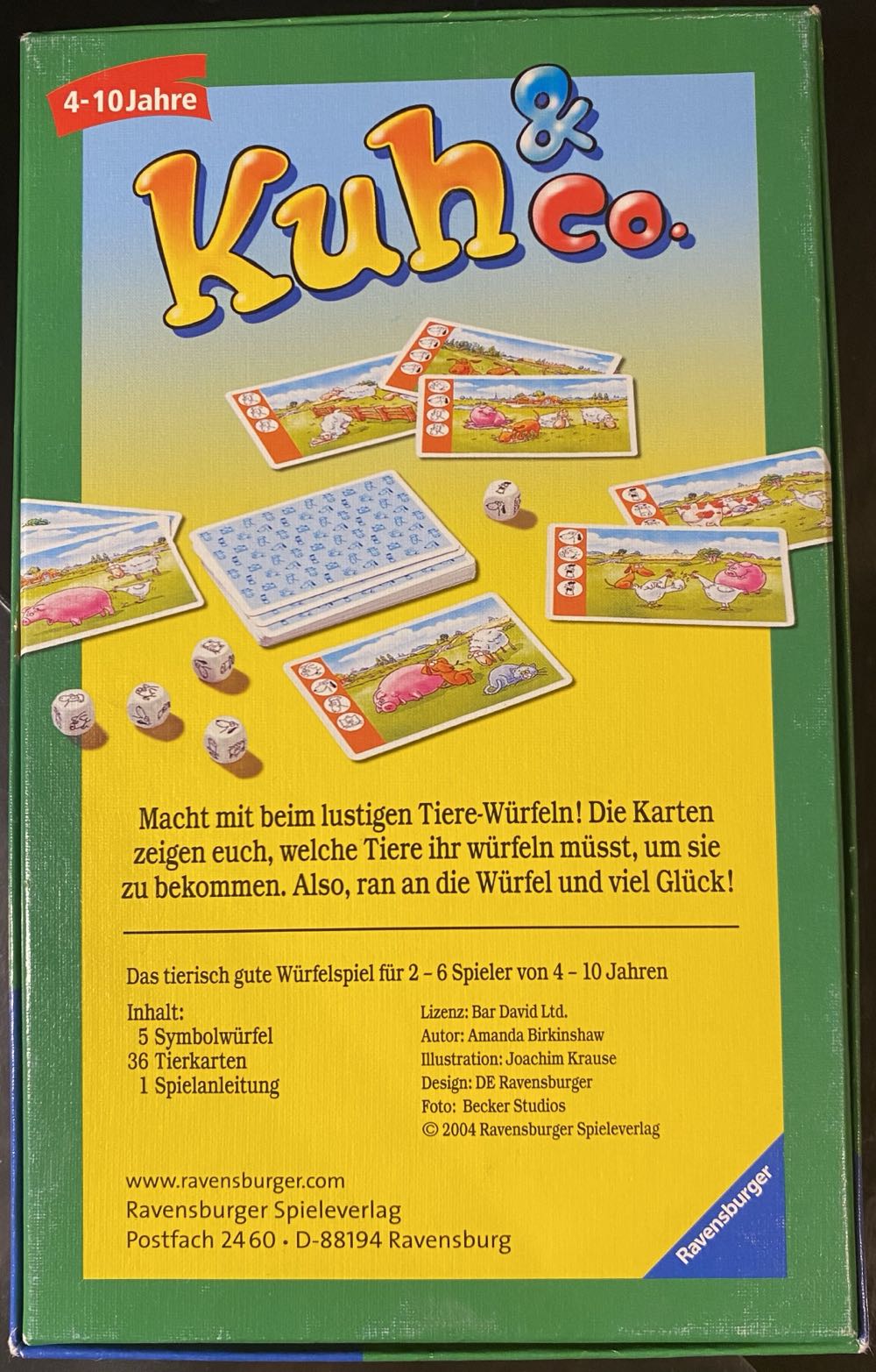 Kuh & Co  (2-6) board game collectible [Barcode 4005556231607] - Main Image 2