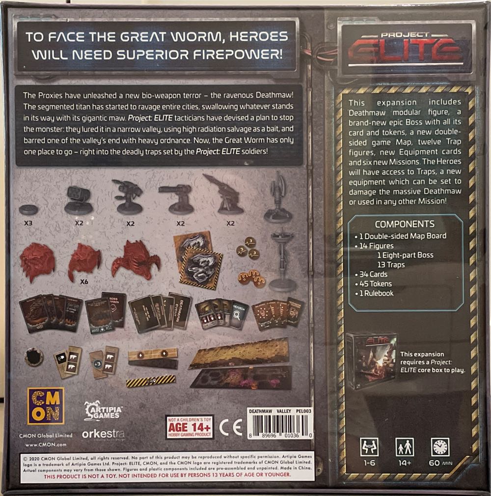 Project ELITE: Deathmaw Valley  (1-6) board game collectible [Barcode 889696010360] - Main Image 2