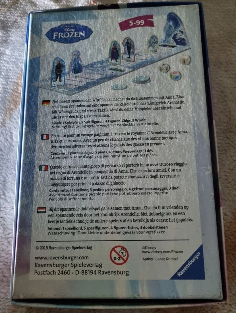 Die Eiskönigin Auf zum Eispalast  (4) board game collectible [Barcode 4005556234028] - Main Image 2