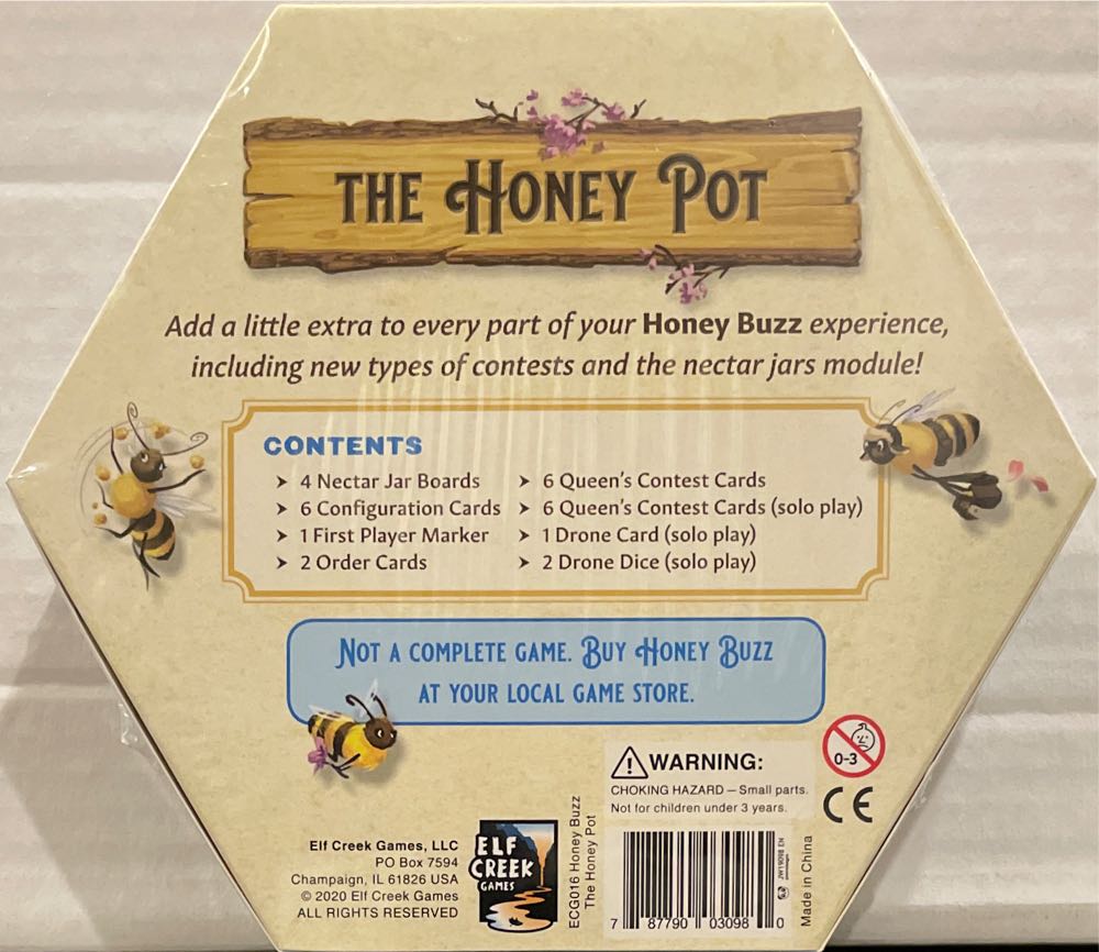 Honey Buzz: The Honey Pot Mini Expansion  (1-4) board game collectible [Barcode 787790030980] - Main Image 2