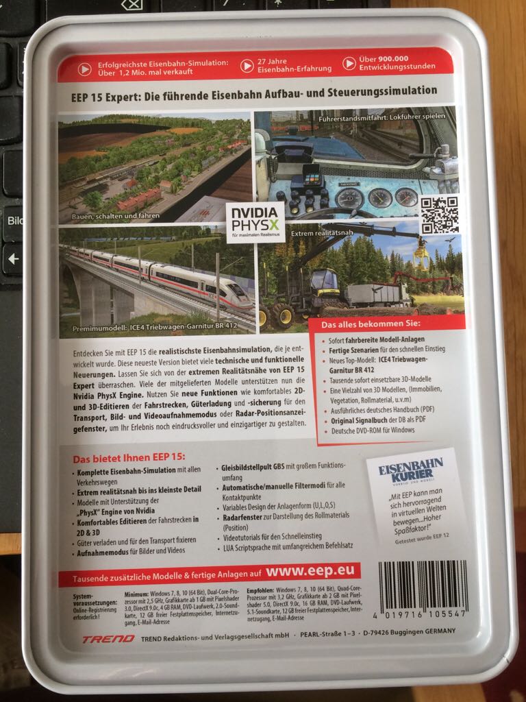 EEP 15  board game collectible [Barcode 4019716105547] - Main Image 2