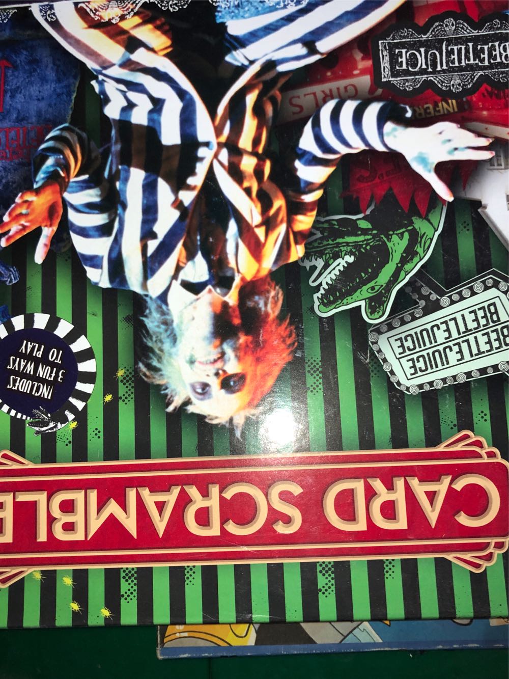 BeetleJuice: Card Scramble  (2-4) board game collectible [Barcode 840391145733] - Main Image 3