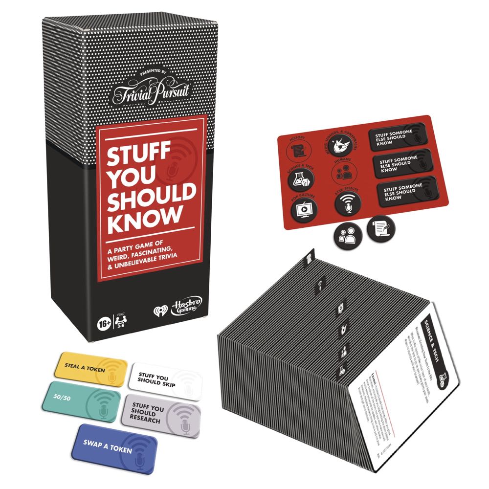 TRIVIAL PURSUIT: STUFF YOU SHOULD KNOW  (3-6) board game collectible [Barcode 195166163420] - Main Image 3