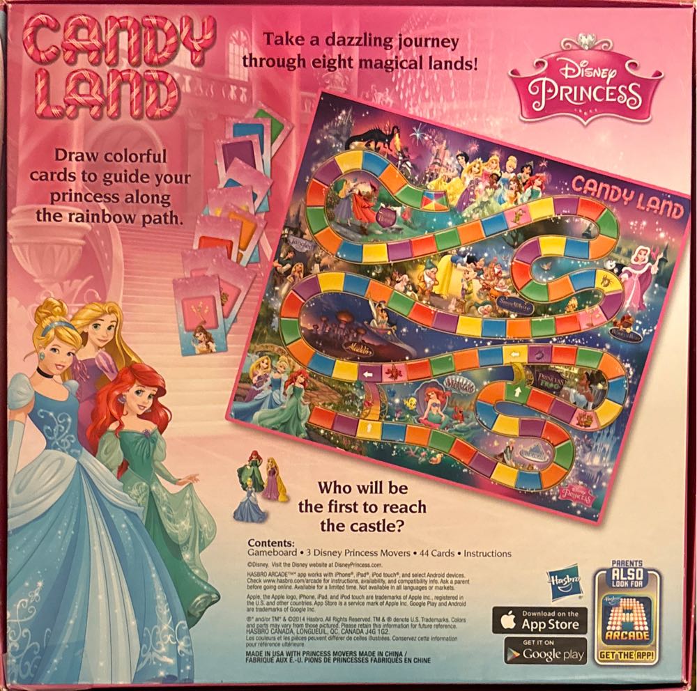 Candy Land Disney Princess Edition  (2-3) board game collectible [Barcode 630509289929] - Main Image 2