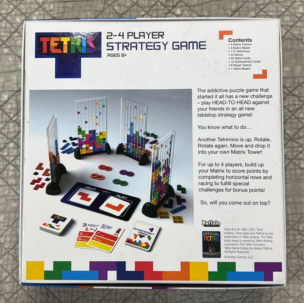Tetris  (4) board game collectible [Barcode 079346002719] - Main Image 2