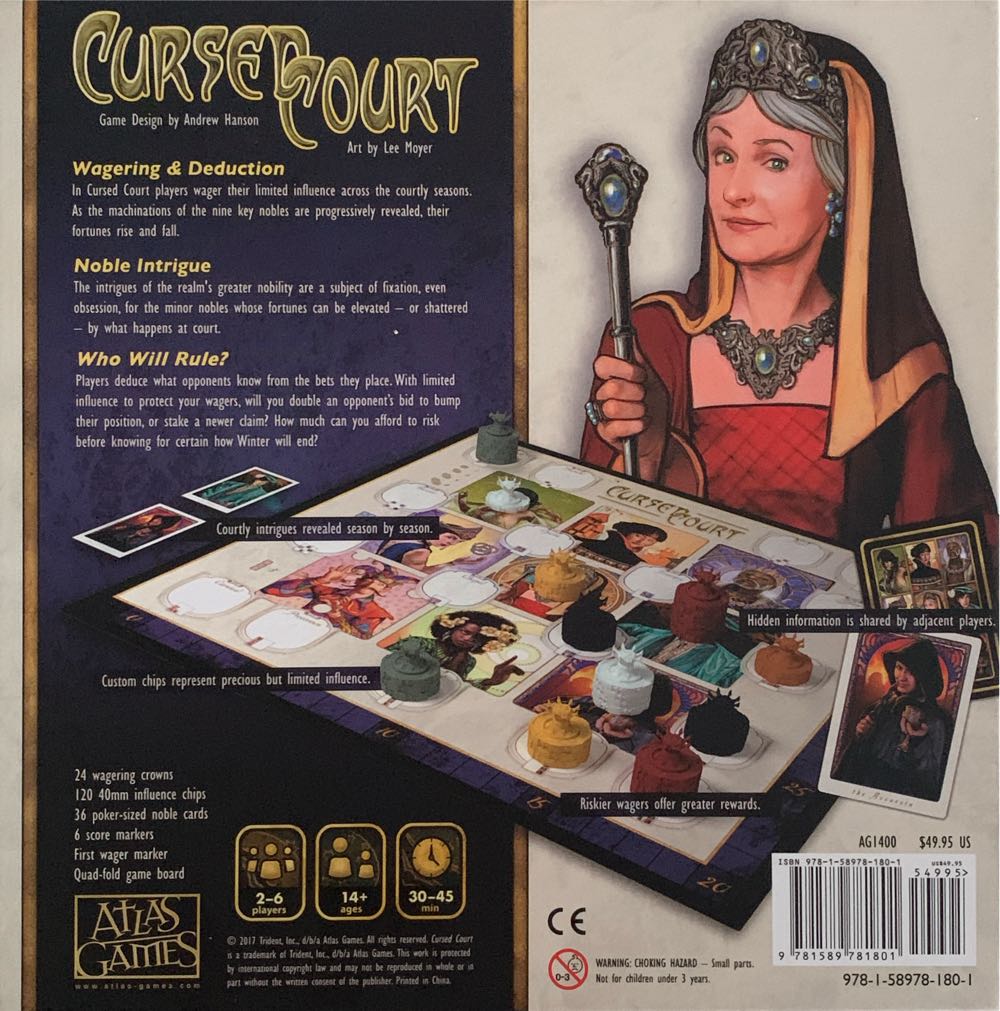 Cursed Court  (2-6) board game collectible [Barcode 9781589781801] - Main Image 3