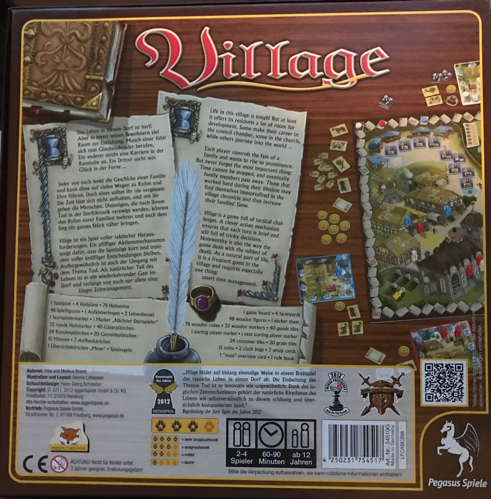 Village  (2-4) board game collectible [Barcode 4250231754517] - Main Image 2