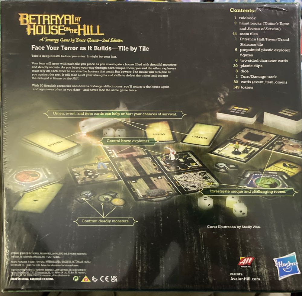 Betrrayal At House On The Hill  (3-6) board game collectible [Barcode 5010993911301] - Main Image 2