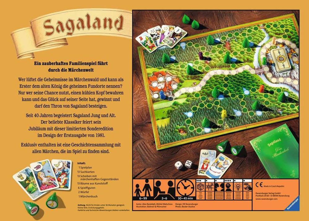 Sagaland 40 Jahre Edition  (2-6) board game collectible [Barcode 4005556270408] - Main Image 2