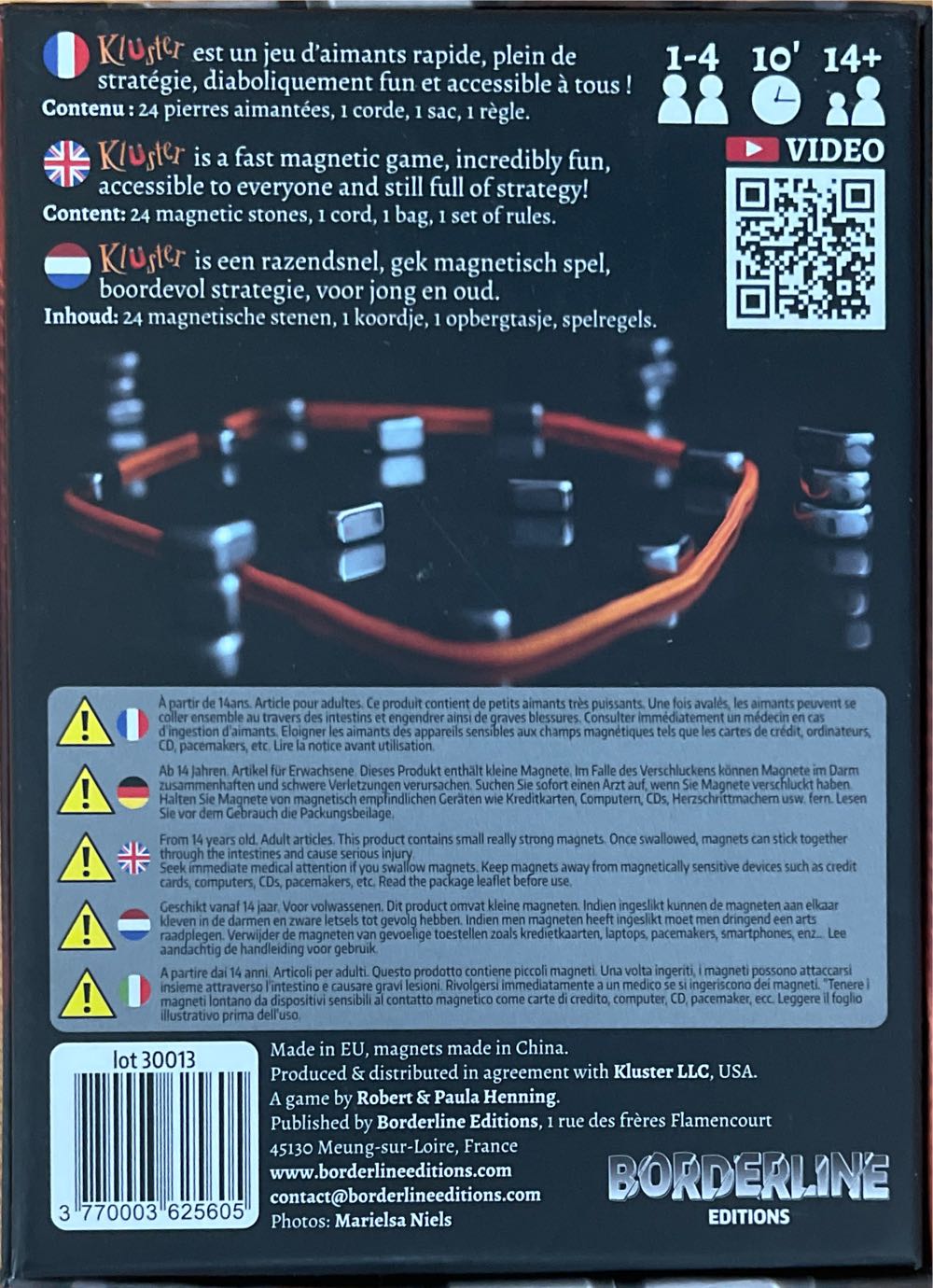 Kluster  (1-4 Players) board game collectible [Barcode 3770003625605] - Main Image 3
