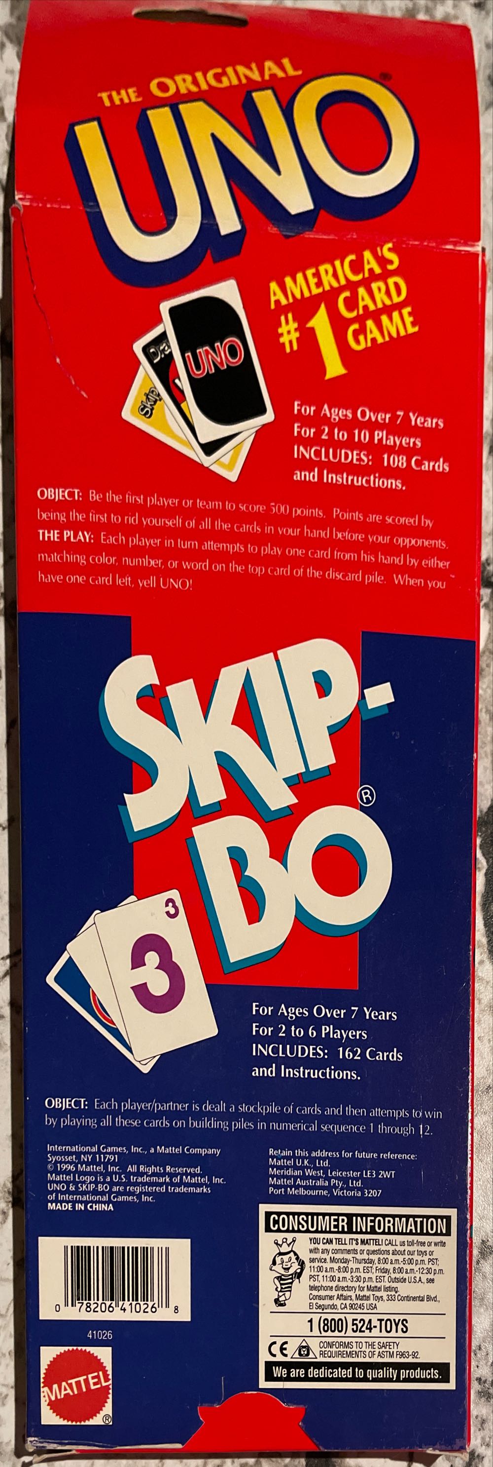 Skipbo Uno Pack  board game collectible - Main Image 2