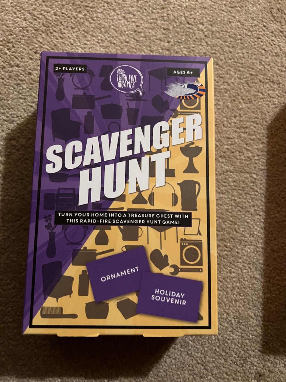 Christmas Vacation Twinkling Lights Card Game