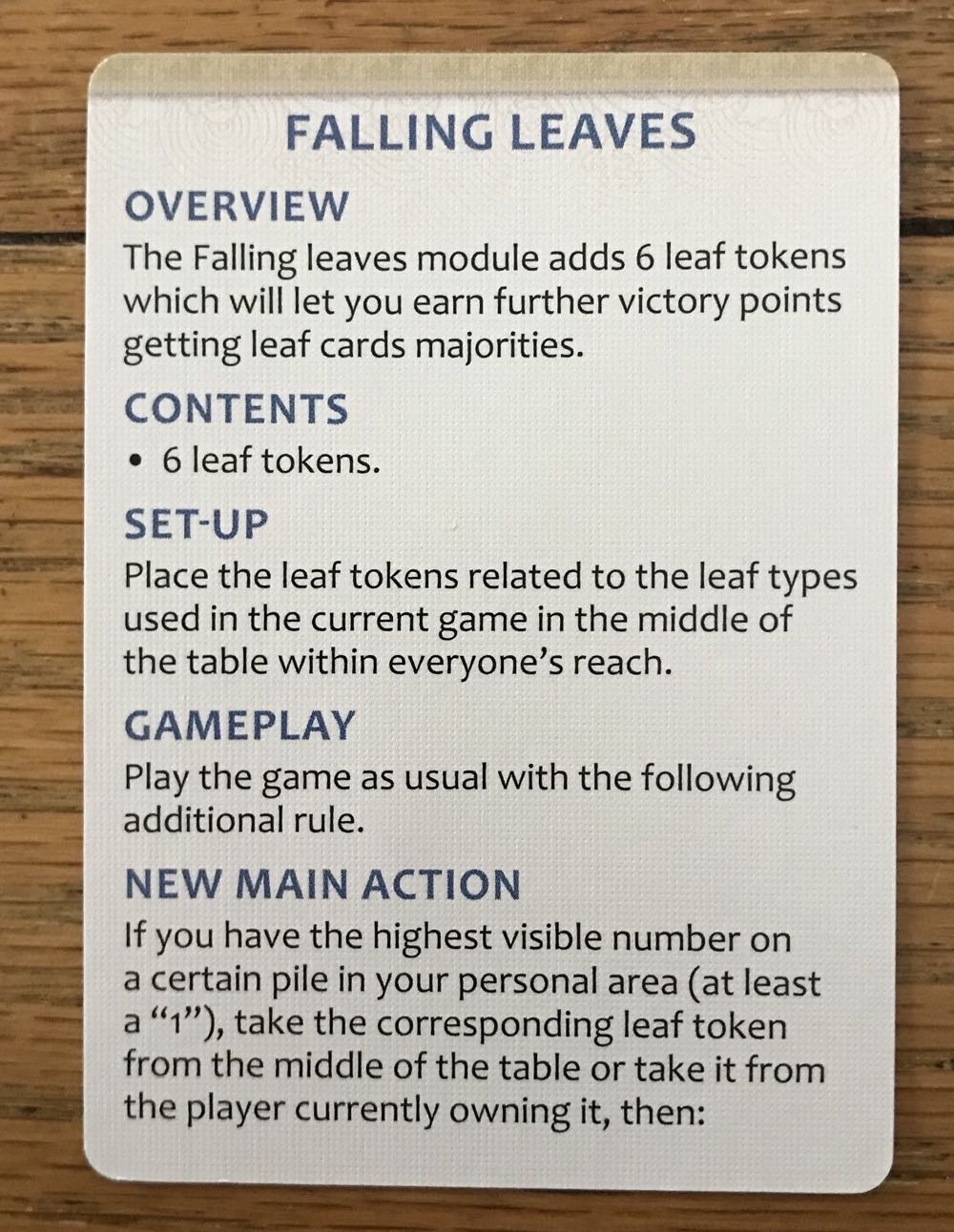 Momiji: Falling Leaves  (1-4) board game collectible [Barcode 8050038020114] - Main Image 2