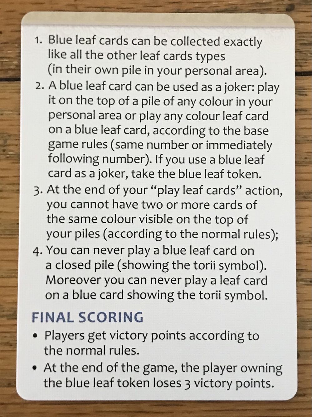 Momiji: Morning Dew  (1-4) board game collectible [Barcode 8050038080101] - Main Image 4