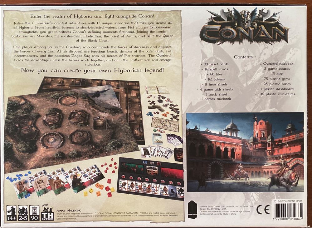 Conan  (2-5) board game collectible [Barcode 3770000010862] - Main Image 2