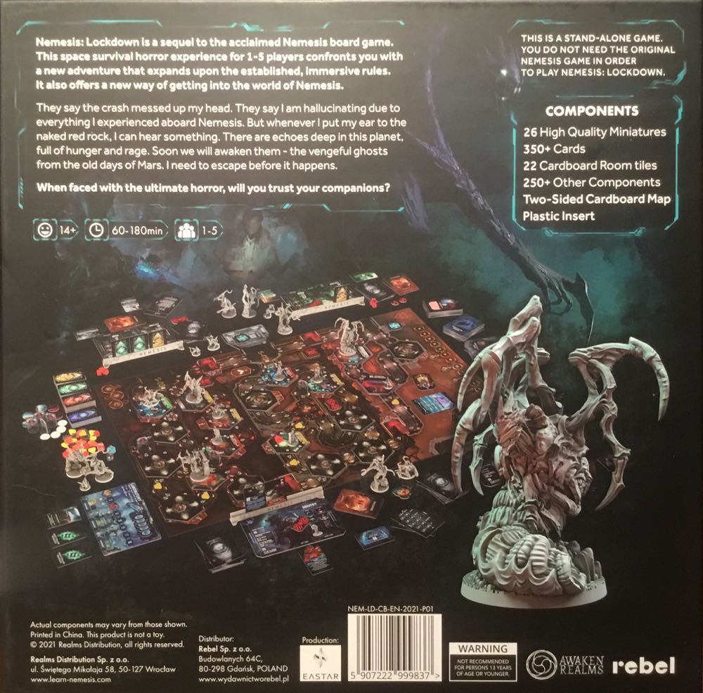 Nemesis Lockdown  (1-5) board game collectible [Barcode 5907222999837] - Main Image 2