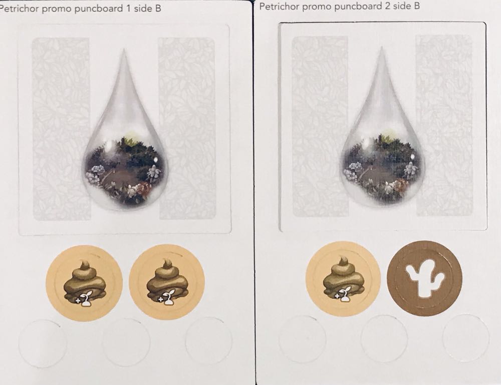 Petrichor: Cactus, Lake & Fertilizer Promos  (1-5) board game collectible - Main Image 3