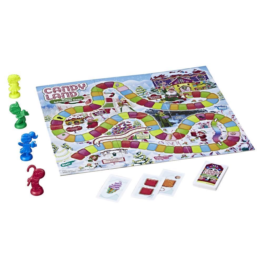 Candy Land®: WINTER ADVENTURES Game  (2-4) board game collectible [Barcode 630509956180] - Main Image 3