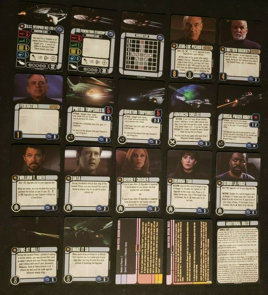 Star Trek Attack Wing U.S.S. Enterprise NCC-1701-E (used)  board game collectible - Main Image 2