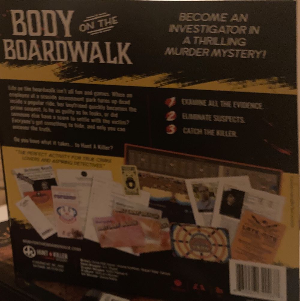 Hunt A Killer: Body On The Boardwalk  (1+) board game collectible [Barcode 860003320037] - Main Image 2