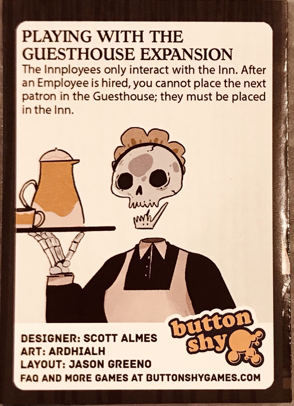 Ugly Gryphon Inn: Innployees  (1) board game collectible - Main Image 2