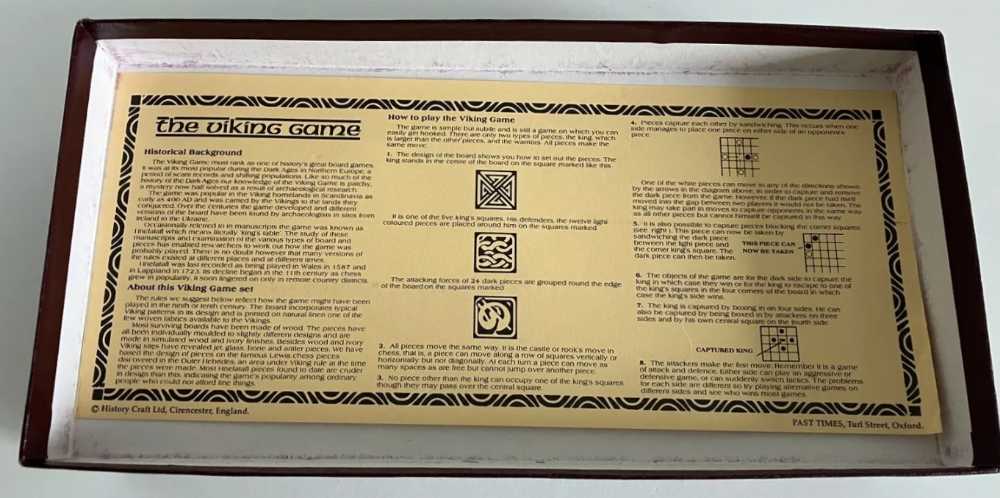 The Viking Game (Hnefatafl)  (2) board game collectible - Main Image 3