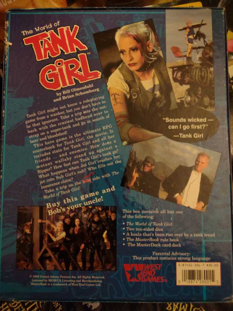 The World of Tank Girl  board game collectible [Barcode 018874280015] - Main Image 2