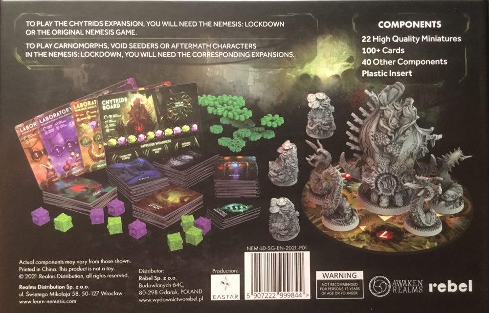 Nemesis Lockdown - Stretch Goals  (1-5) board game collectible [Barcode 5907222999844] - Main Image 2