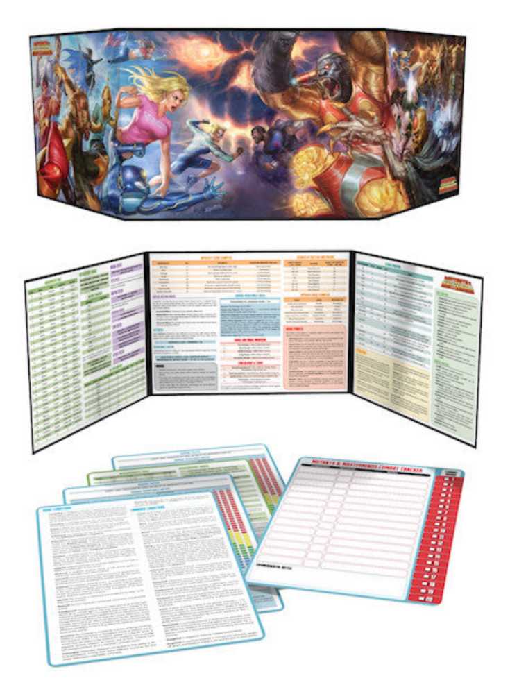 Mutants & Masterminds: Game Master’s Screen 1st Edition  board game collectible [Barcode 9780972359993] - Main Image 2