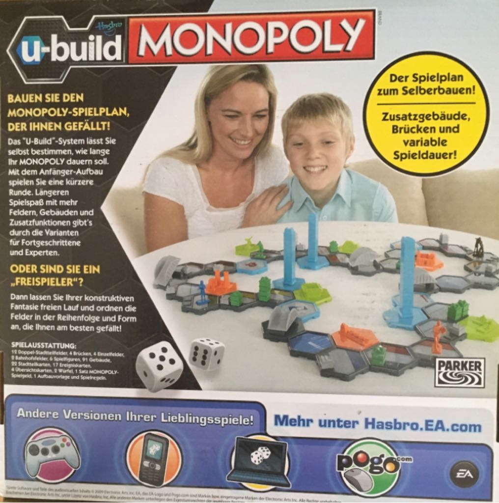 Monopoly U-build  (3-6) board game collectible [Barcode 5010994490058] - Main Image 2