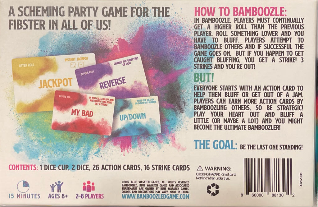 Bamboozled  (2-8) board game collectible [Barcode 860000881302] - Main Image 2