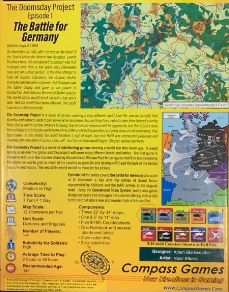 The Doomsday Project: Episode 1 The Battle for Germany  (1-4) board game collectible - Main Image 2