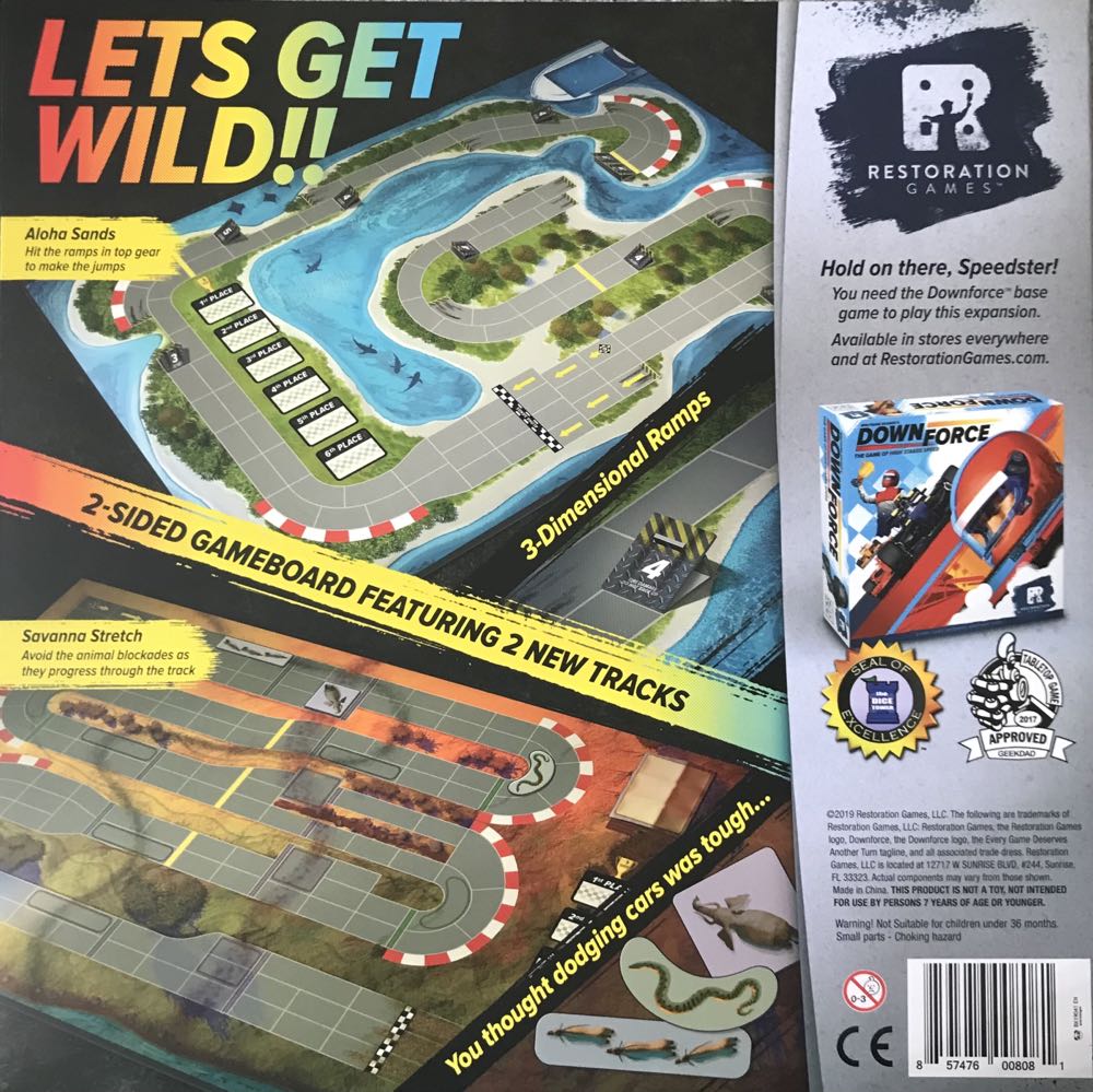 Downforce: Wild Ride  (2-6) board game collectible [Barcode 857476008081] - Main Image 2