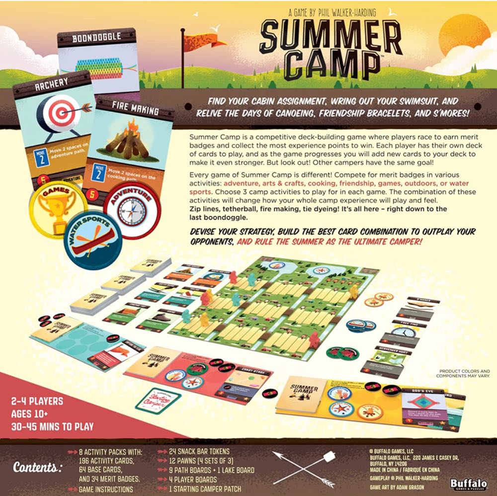 Summer Camp  (2-4) board game collectible [Barcode 079346002856] - Main Image 2