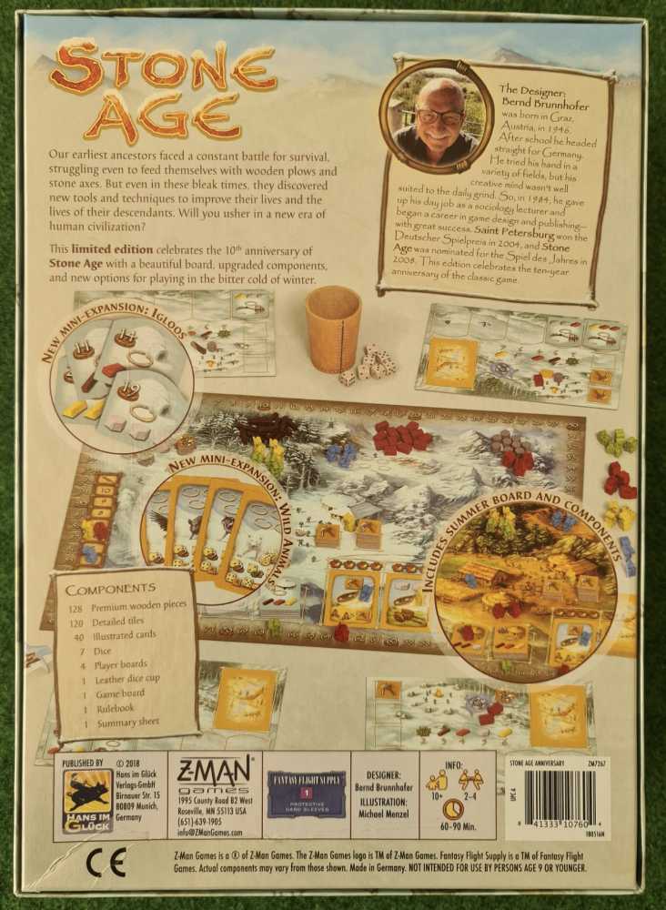 Stone Age - 10th Anniversary  (2-4) board game collectible - Main Image 2