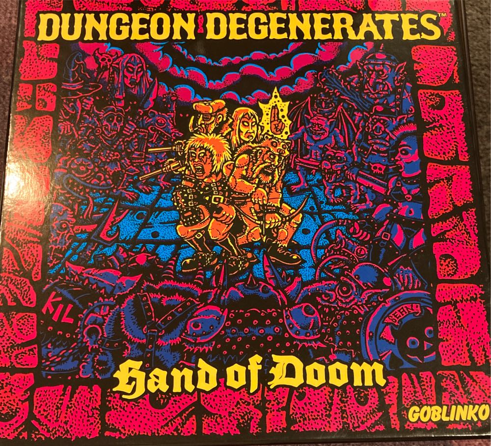 Dungeon Degenerates Hand Of Doom  board game collectible - Main Image 1
