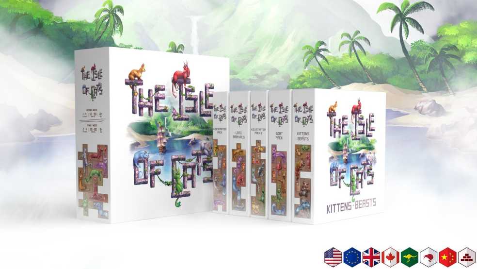 The Isle Of Cats  (Standard: 1-4 players, Family: 2-4) board game collectible [Barcode 5060716750229] - Main Image 2