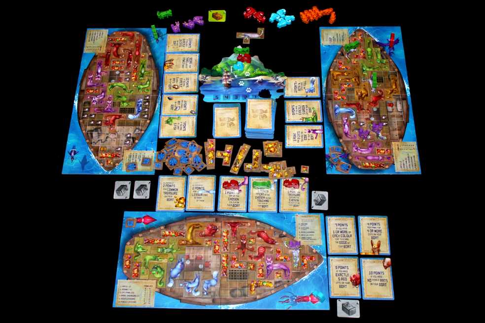 The Isle Of Cats  (Standard: 1-4 players, Family: 2-4) board game collectible [Barcode 5060716750229] - Main Image 4