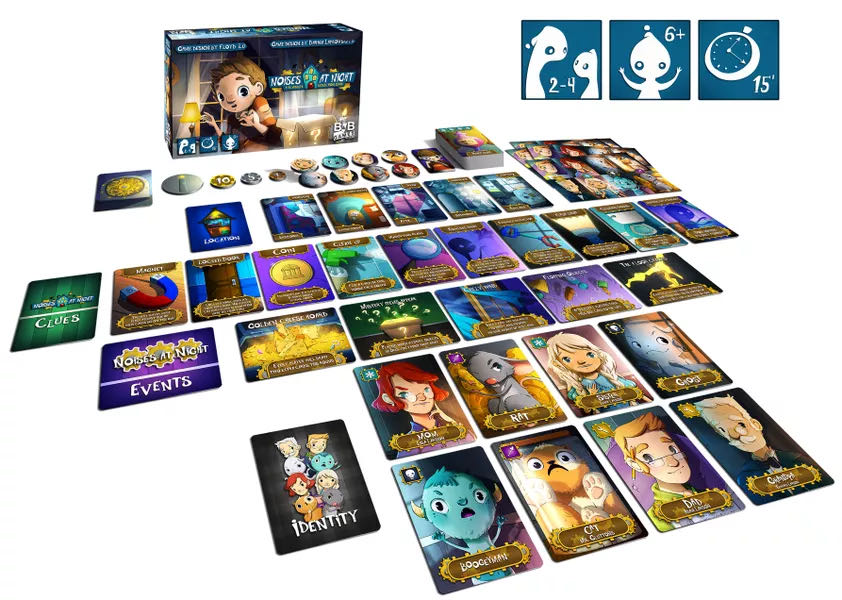 Noises at Night  (2-4) board game collectible [Barcode 856577007115] - Main Image 3