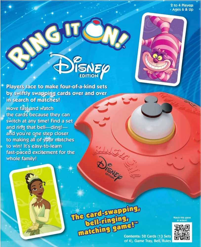 Ring It On! Disney  (2 - 4) board game collectible [Barcode 093514067997] - Main Image 2
