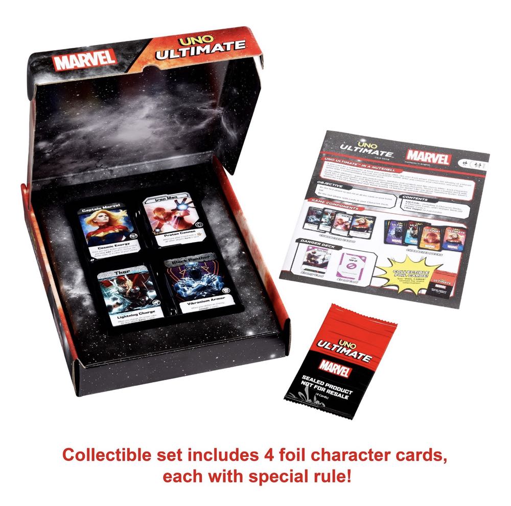 UNO® Ultimate (Marvel 1st Edition)  (2-4) board game collectible [Barcode 194735077038] - Main Image 2