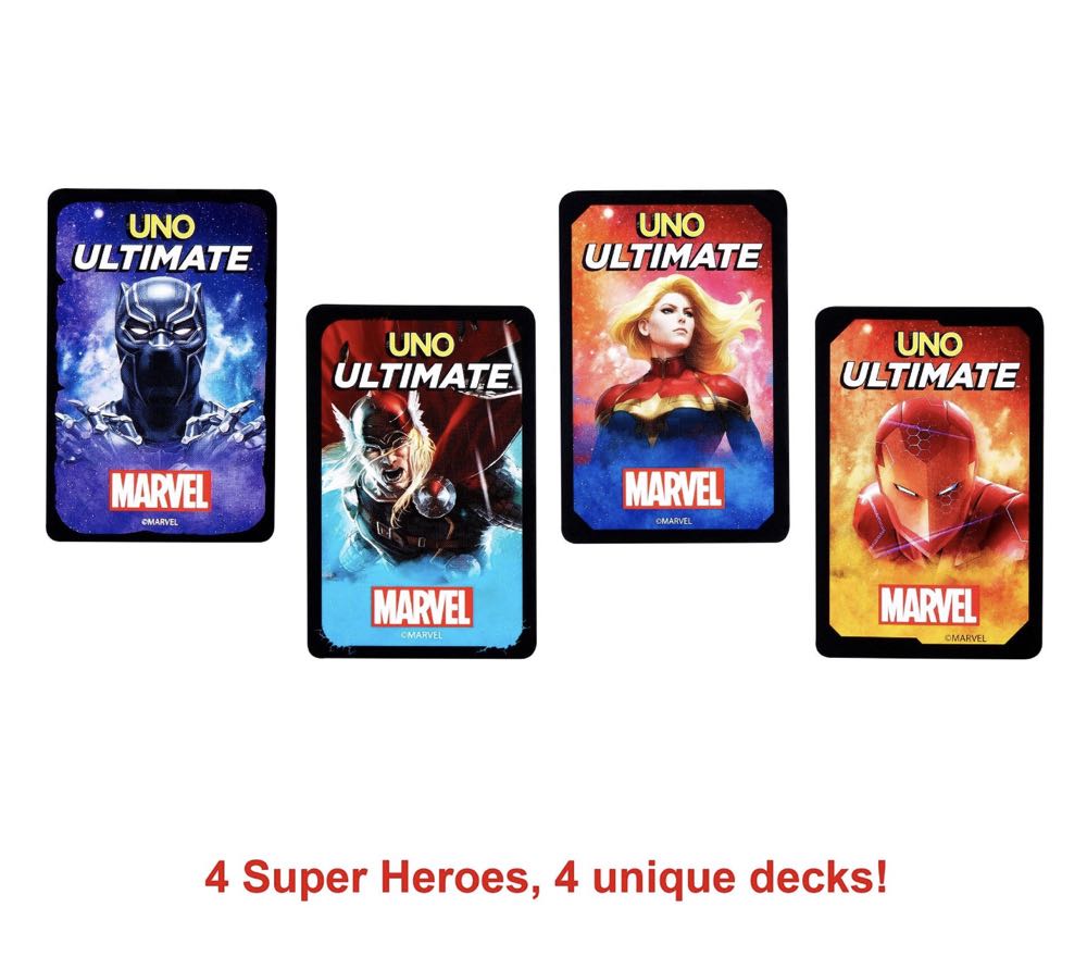 UNO® Ultimate (Marvel 1st Edition)  (2-4) board game collectible [Barcode 194735077038] - Main Image 3