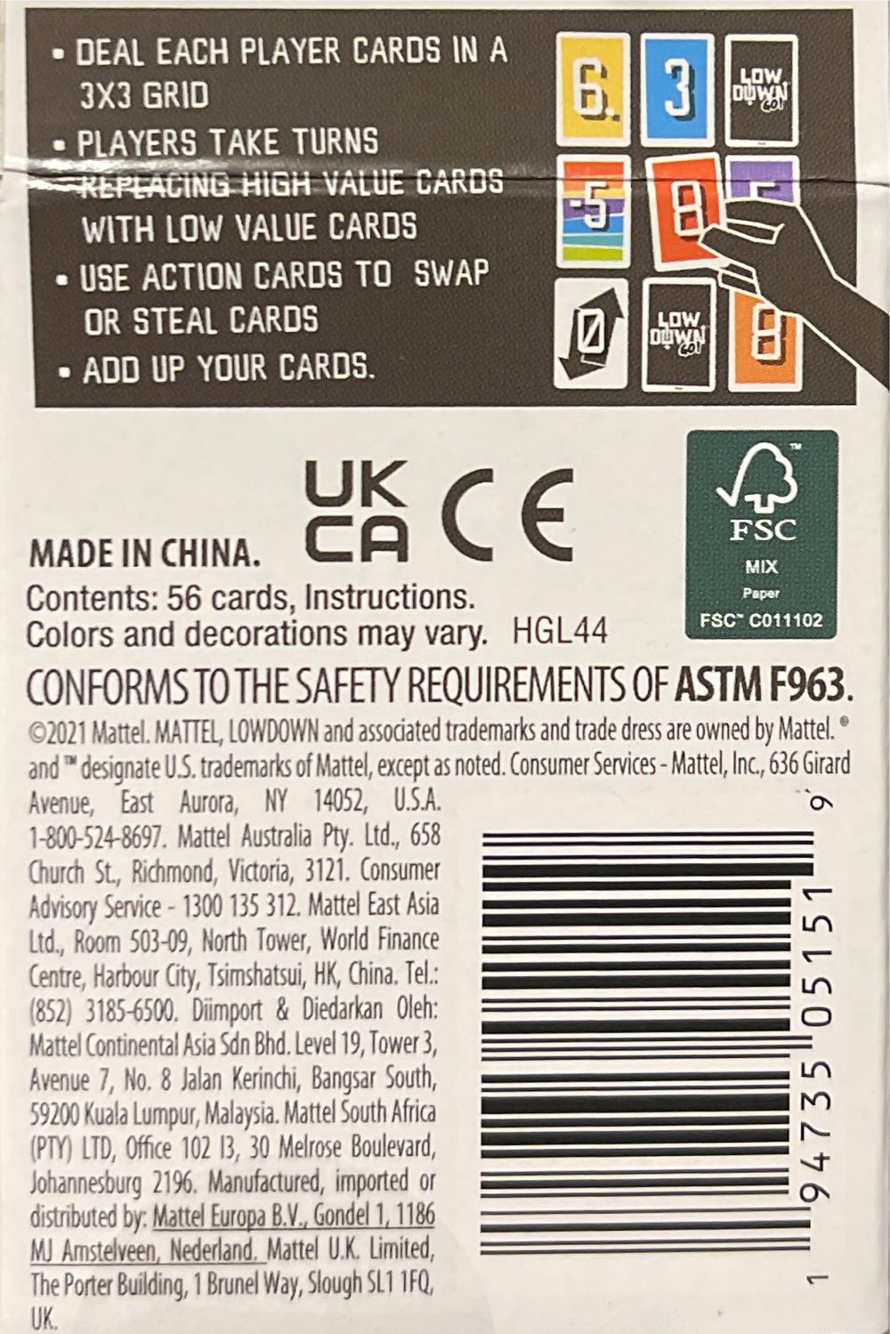 Lowdown Go!  (2-4) board game collectible [Barcode 194735051519] - Main Image 2