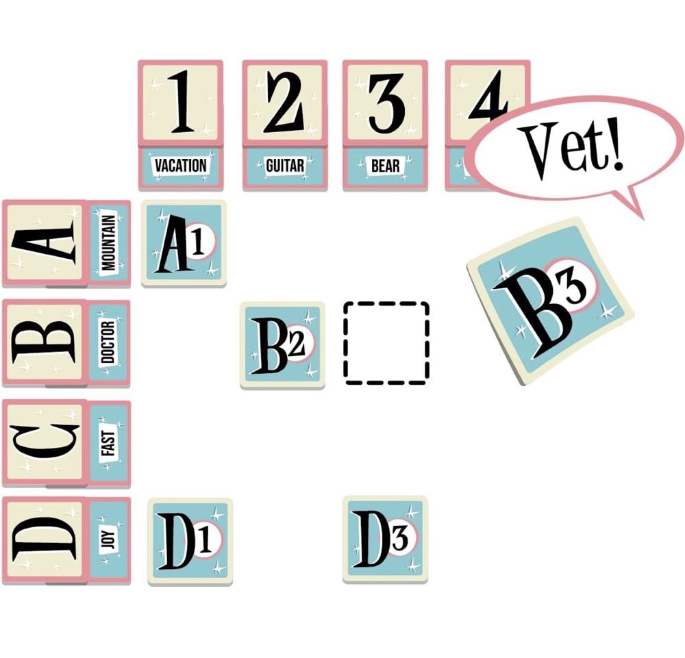 Cross Clues (2–6 players | 7+ | 30? min.)  (2–6) board game collectible [Barcode 803979090160] - Main Image 2