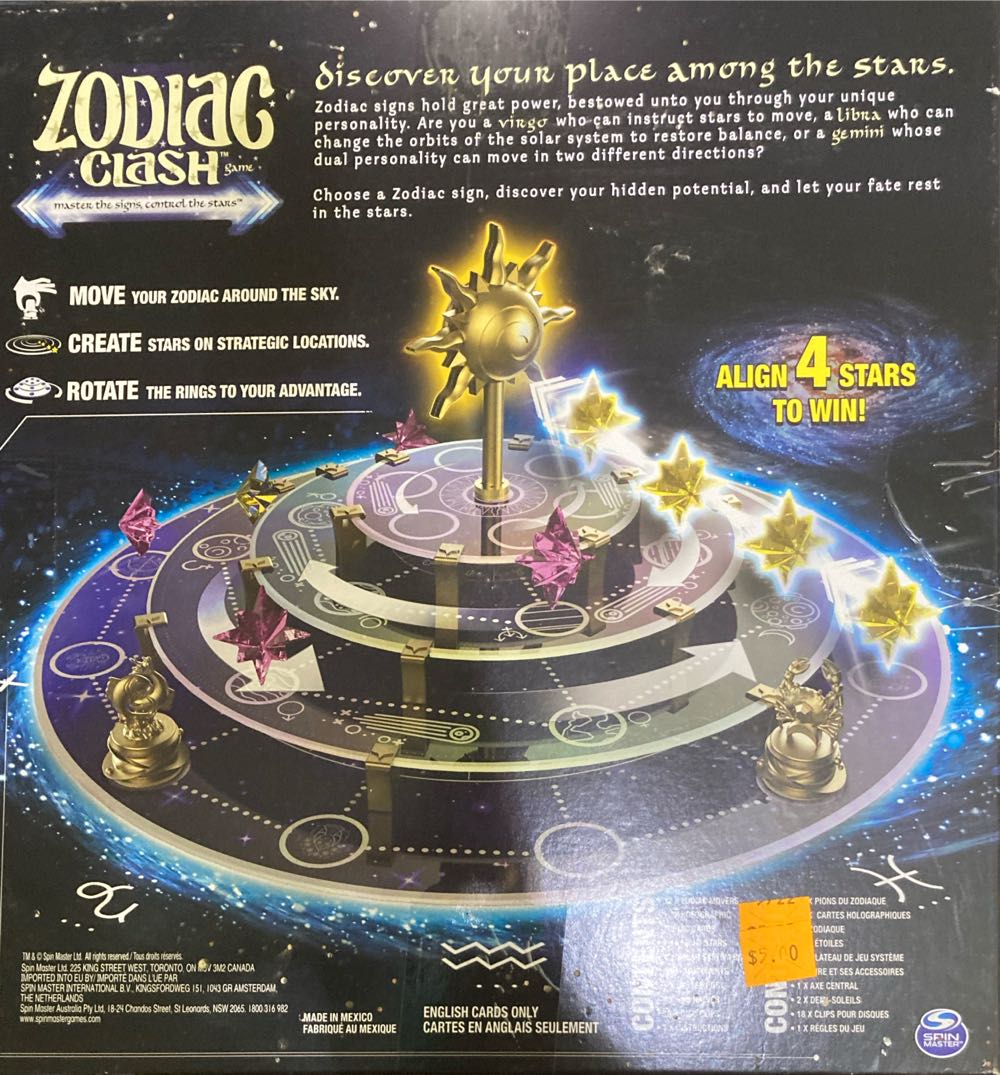 Zodiac Clash  (2-4) board game collectible [Barcode 778988267813] - Main Image 2
