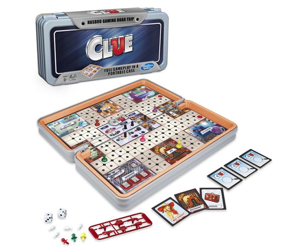 Clue Travel: CLUE® HASBRO SUMMER ROAD TRIP Edition  (3-6) board game collectible [Barcode 630509956234] - Main Image 2