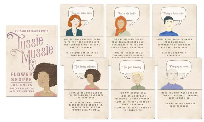 Tussie Mussie: Flower Shop - Customers  (1) board game collectible - Main Image 2